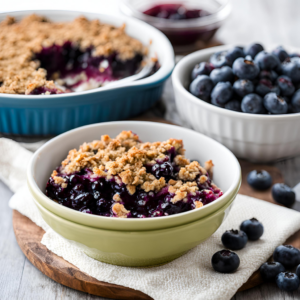 gluten-free blueberry crisp