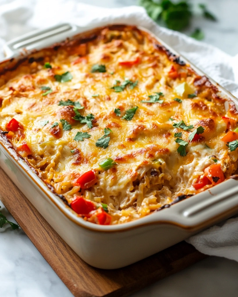 hot Chicken Fajita Casserole