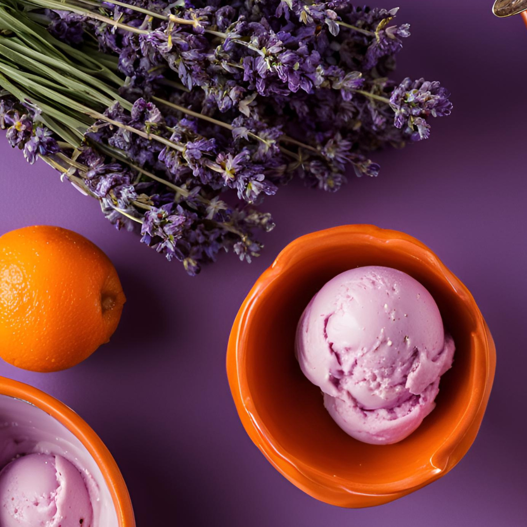 lavender ice cream