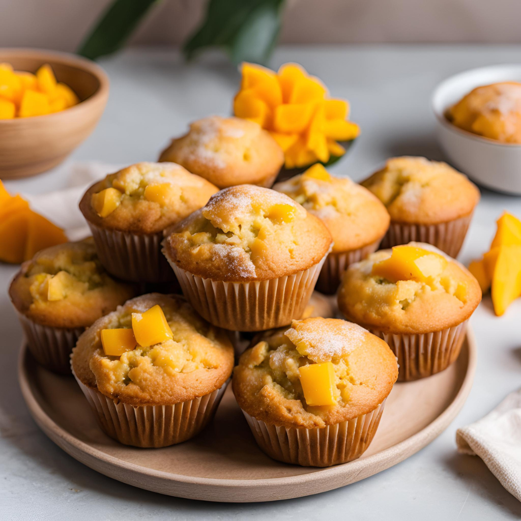 Mango Muffins: Sweet And Juicy Mango Treat! - The Fresh Man cook