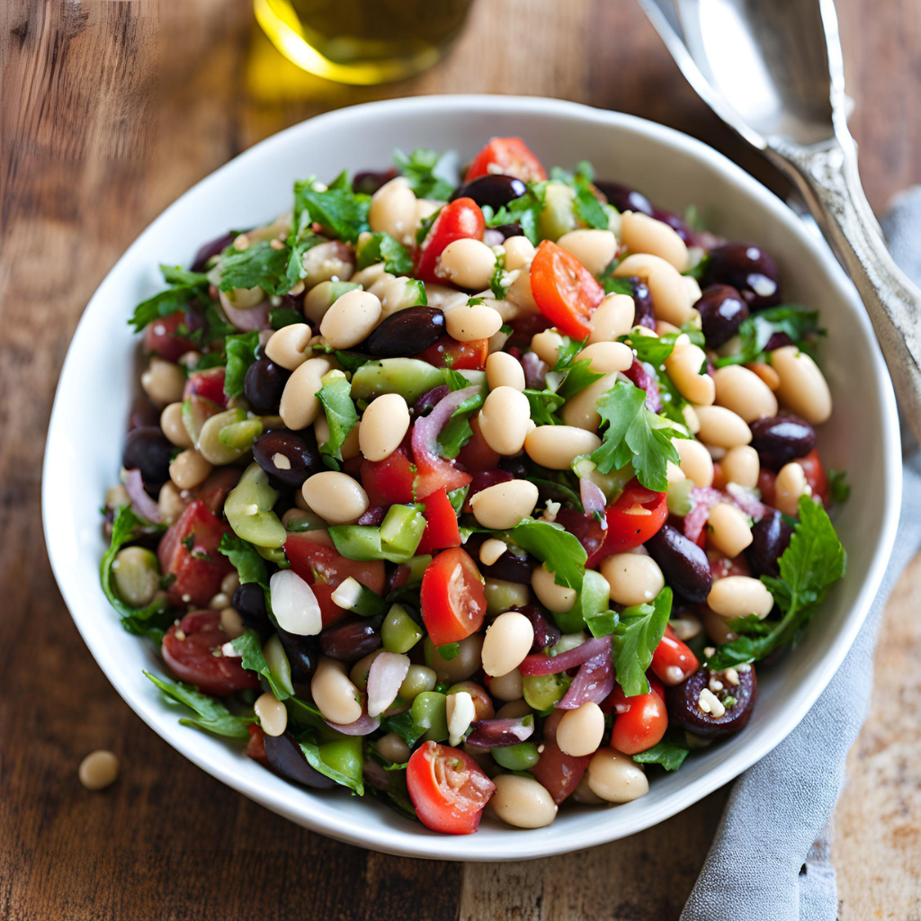 mediterranean bean salad