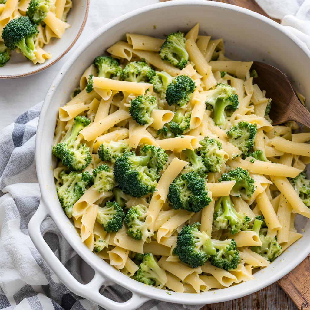 one pot broccoli cheese pasta