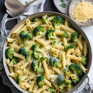 one pot broccoli cheese pasta