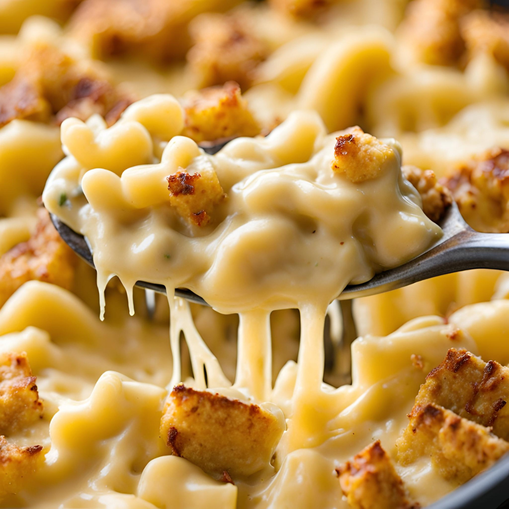 queso mac and cheese