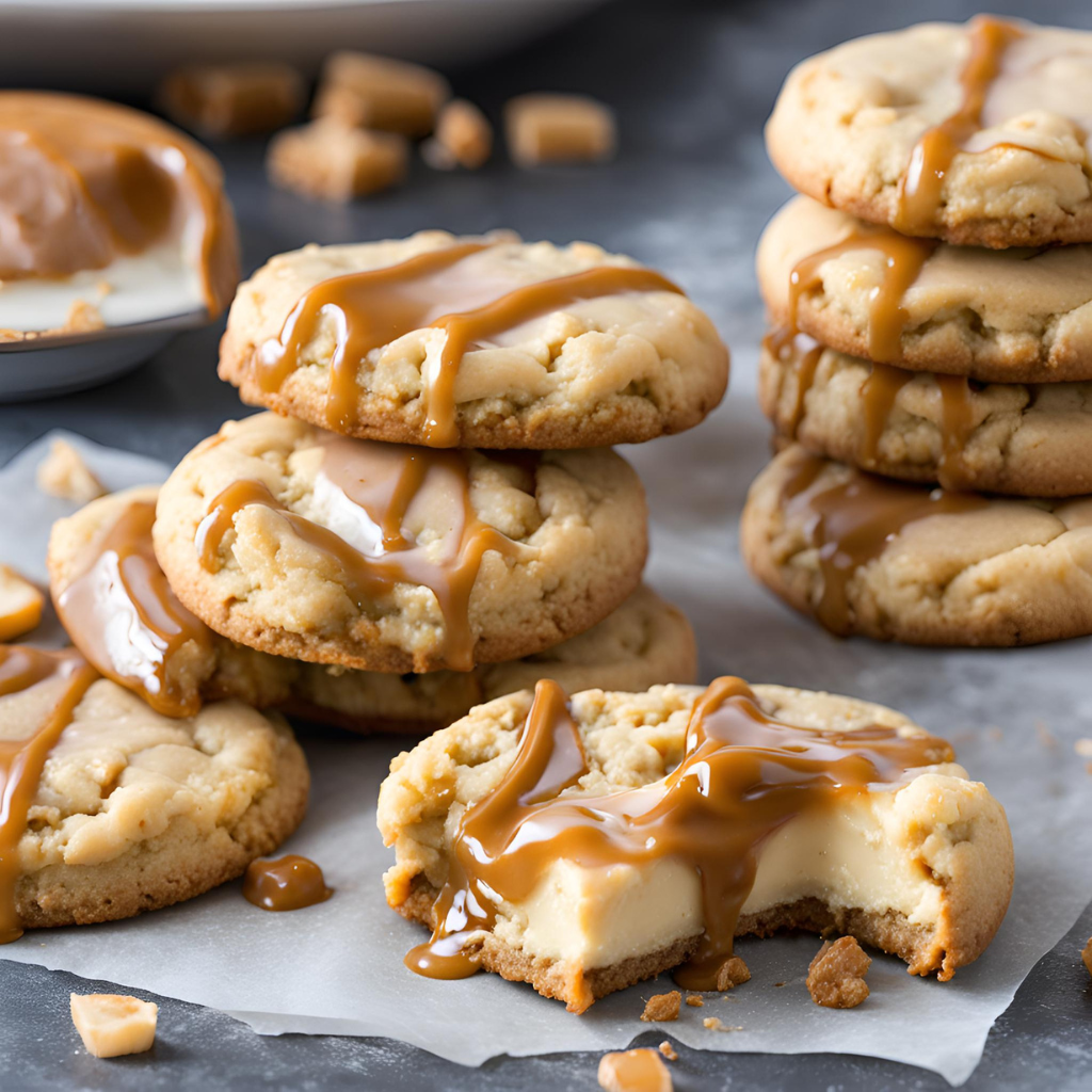 Salted Caramel Cheesecake Cookies: Sweet And Salty Mix