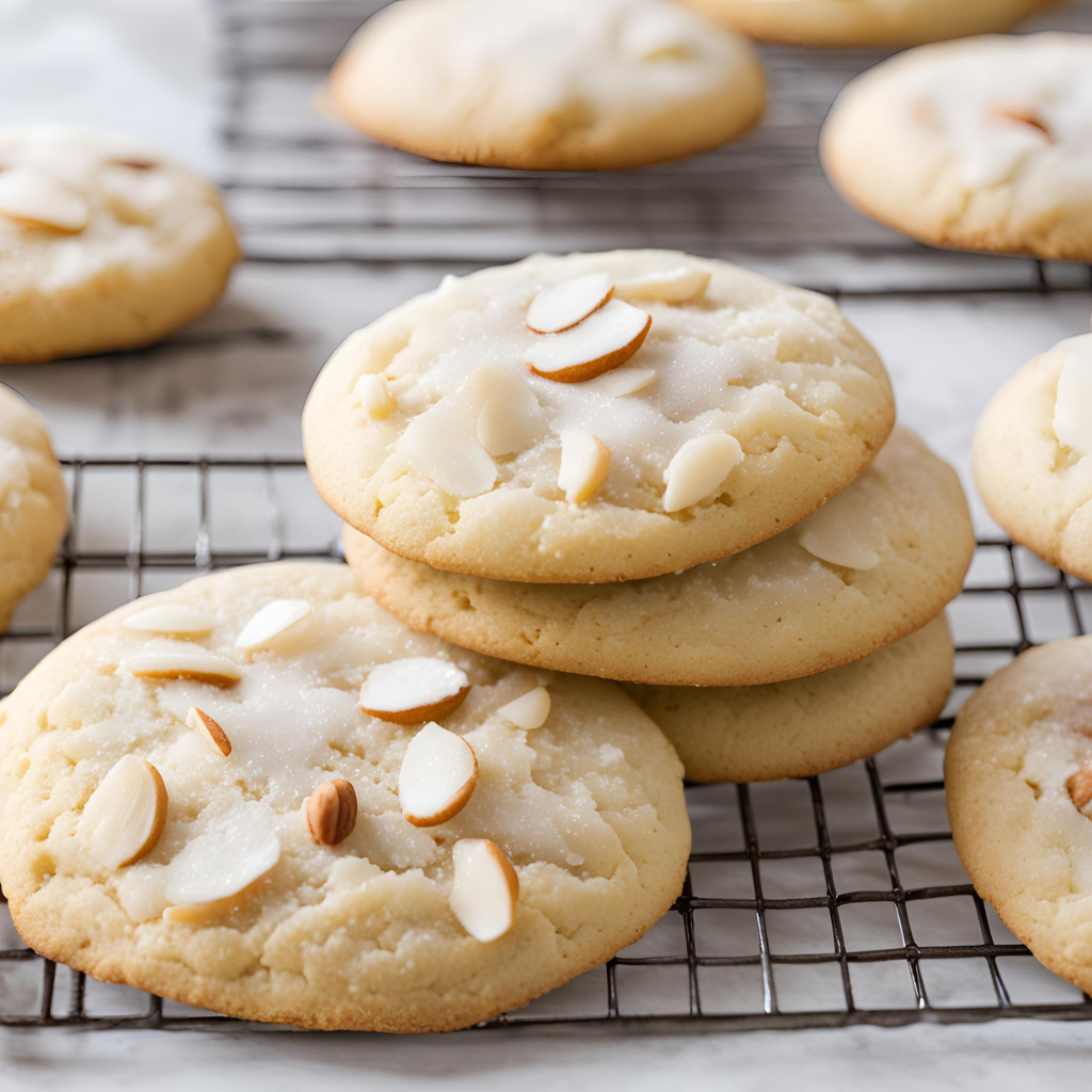 soft almond sugar cookies