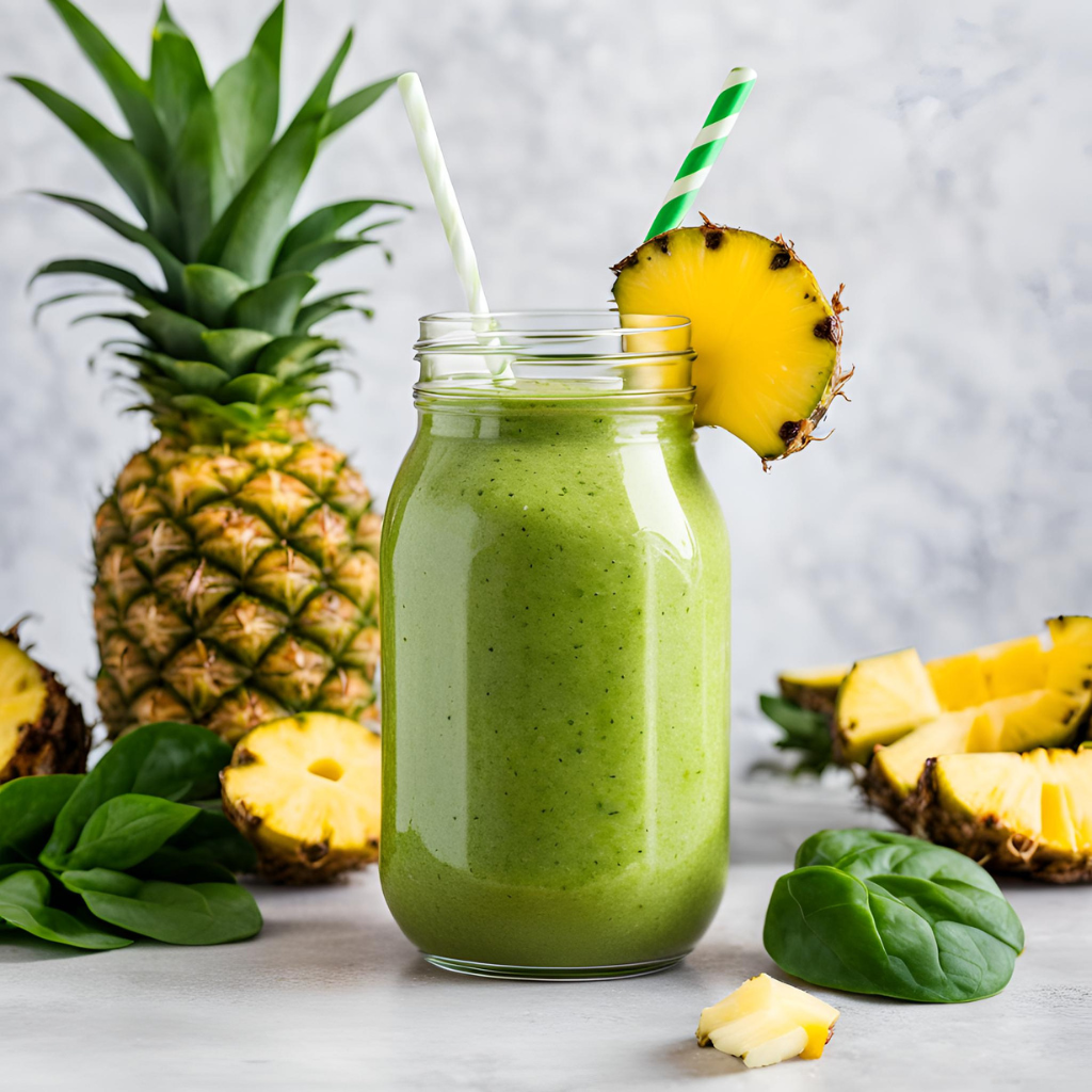 spinach pineapple smoothie