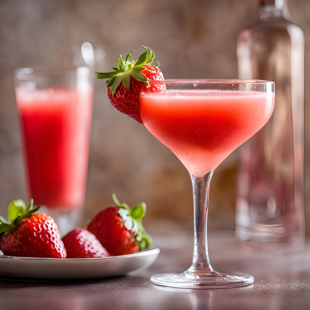 strawberry daiquiri with vodka