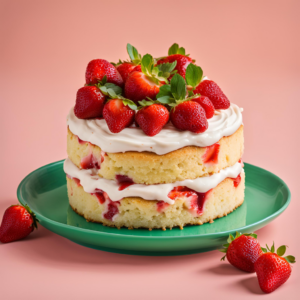 strawberry tres leches cake