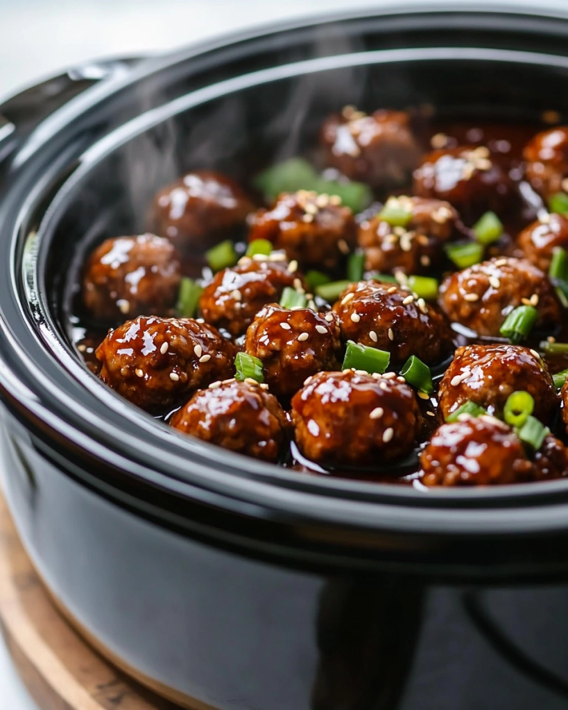 Asian Meatballs Crockpot