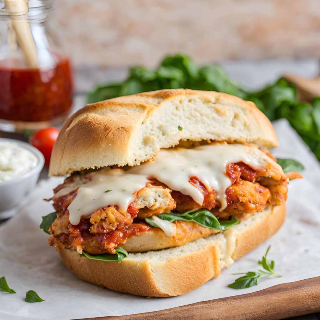 How To Make Chicken Parm Sandwich Recipe?