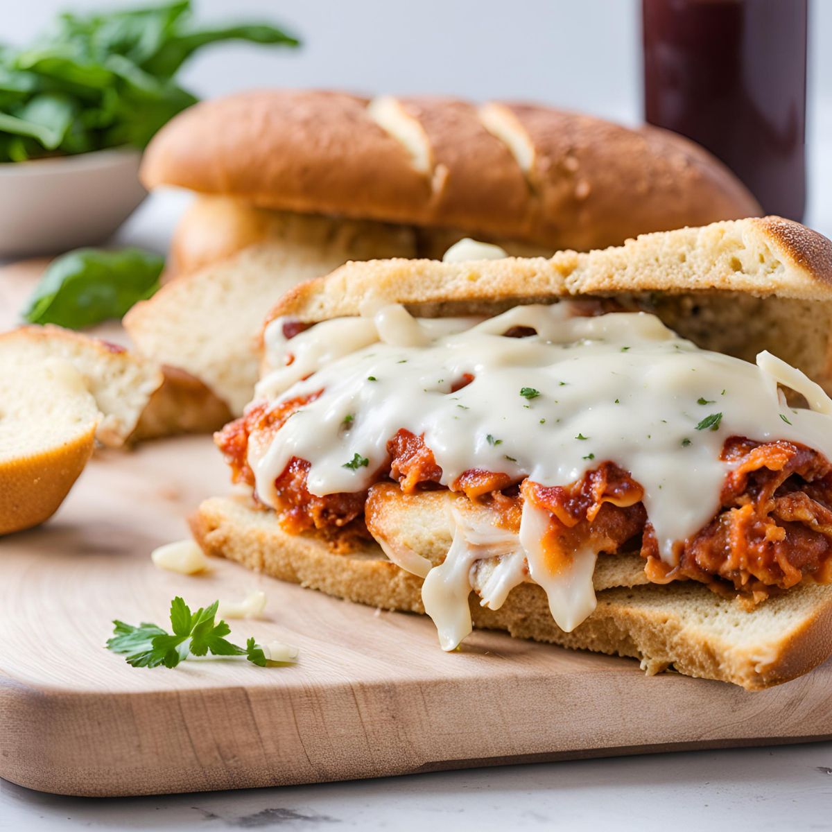 Chicken Parm Sandwich Recipe: Crispy and Cheesy Delight!