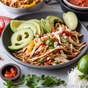 Shredded Chicken Fajitas Recipe