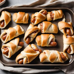 Hot Dogs Wrapped in Crescent Rolls