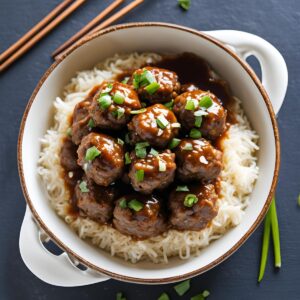 Asian Meatballs Crockpot Recipe