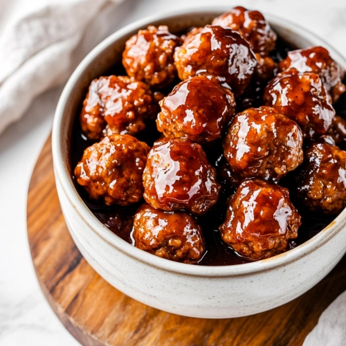 Sweet Chili Meatballs Crockpot Recipe