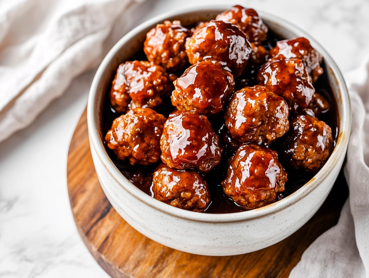 Sweet Chili Meatballs Crockpot Recipe
