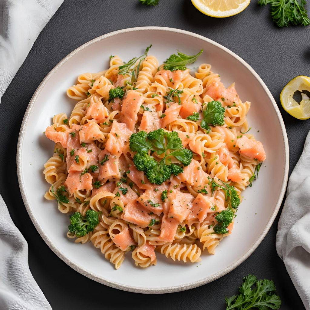 salmon pasta recipe