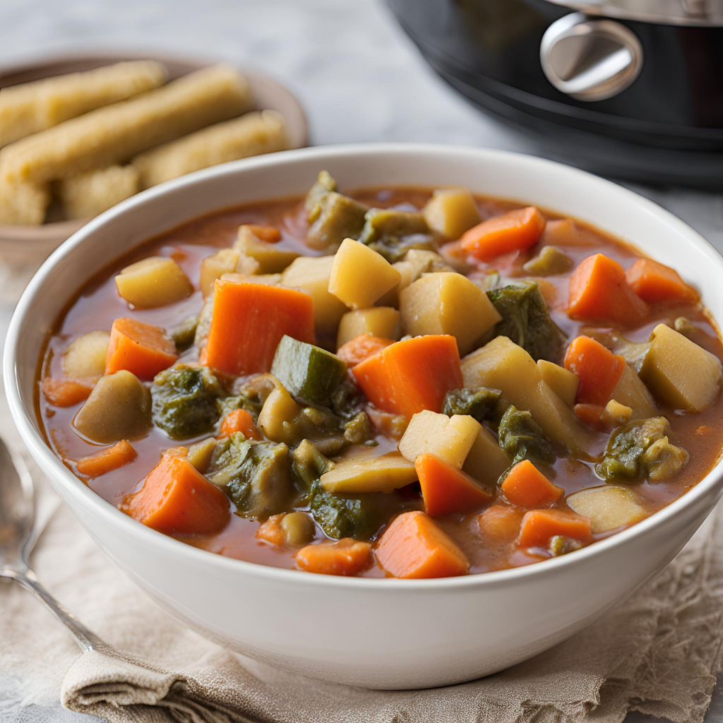 slow cooker vegetable stew