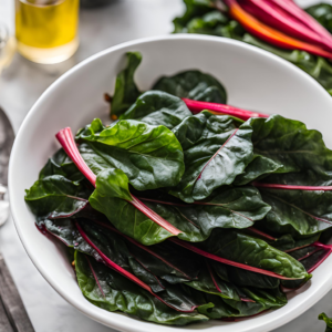 steamed chard