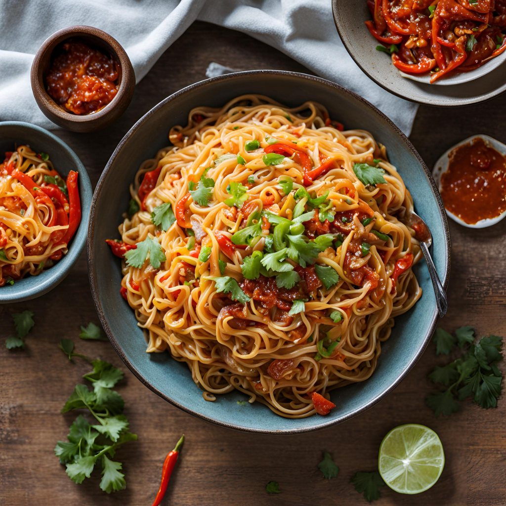 sweet chili noodles