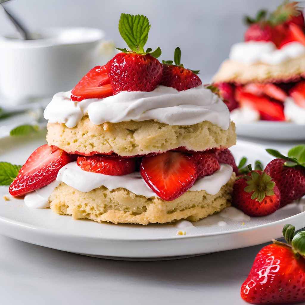 vegan strawberry shortcake