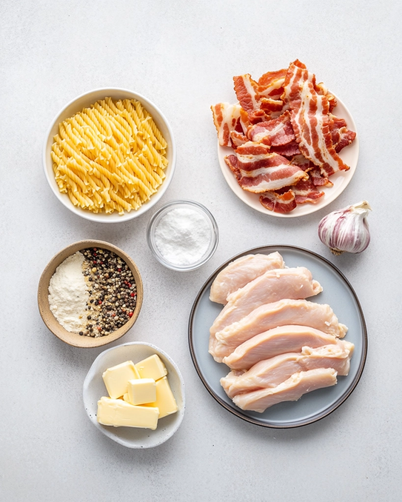 Chicken Bacon Ranch ingredients
