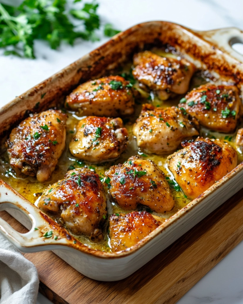 Garlic Butter Baked Chicken Recipe