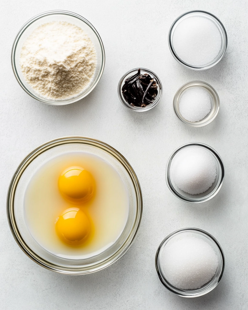 Meringue Cookies Recipe ingredients