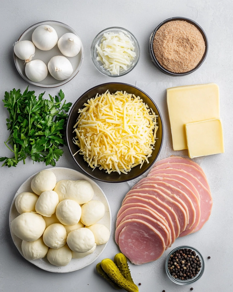 Christmas Sandwich ingredients