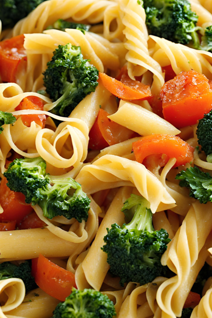 the image shows Easy-Vegetable-Pasta ready to serve