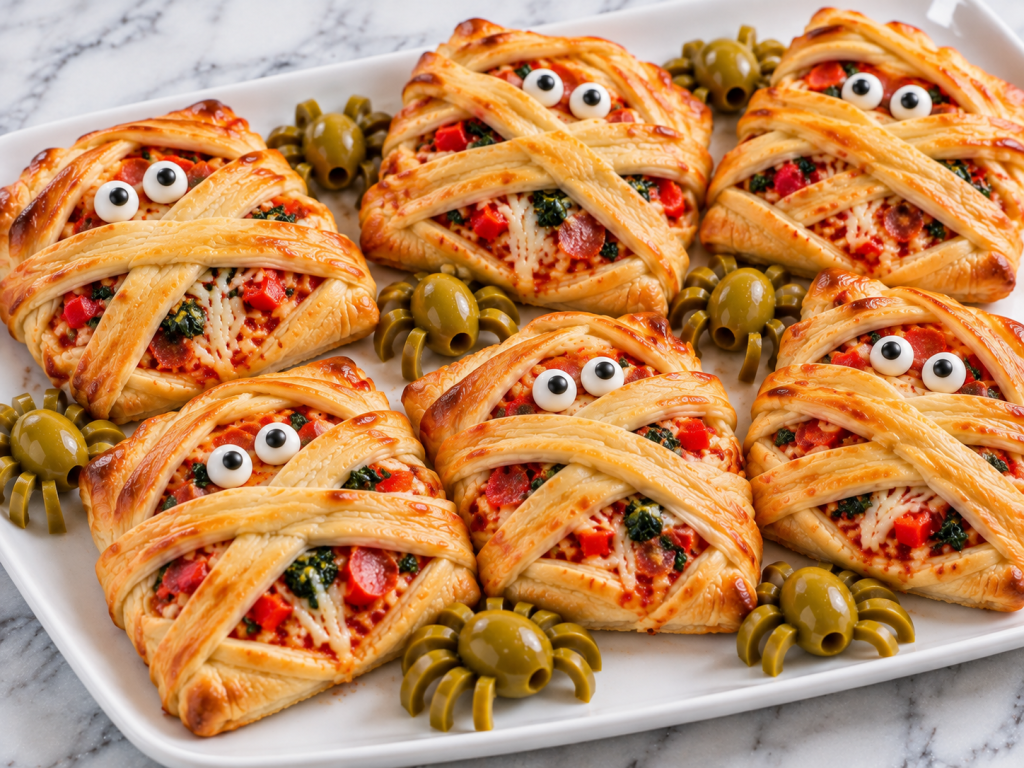 Halloween Mummy Pizza