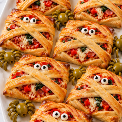 Halloween Mummy Pizza