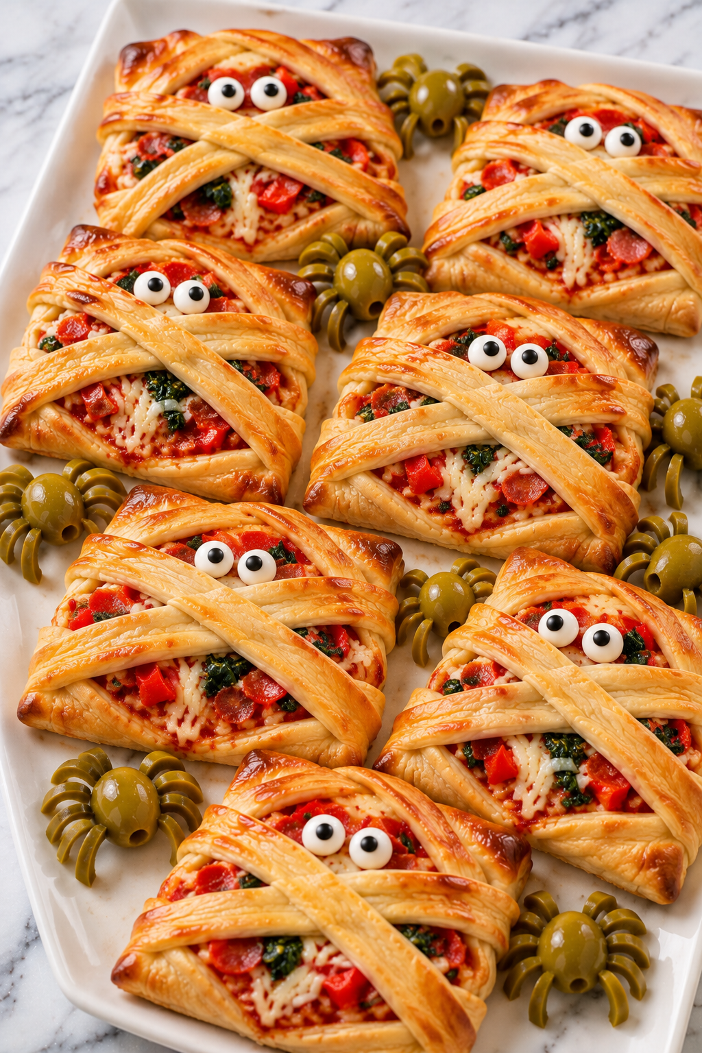 Halloween Mummy Pizza