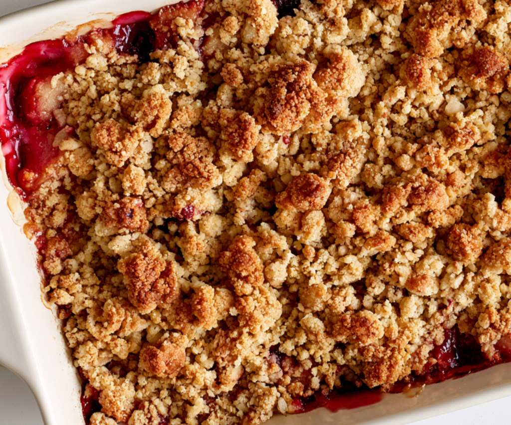 Pear Cranberry Crumble Recipe