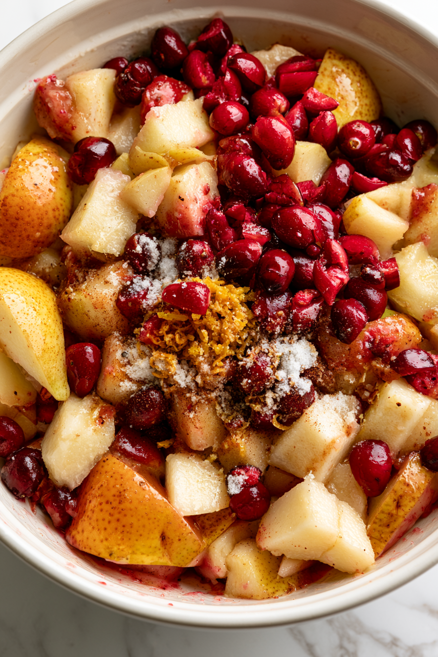 Pear Cranberry Crumble Recipe
