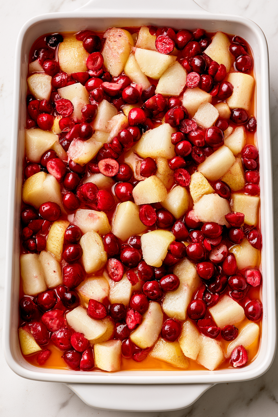 Pear Cranberry Crumble Recipe