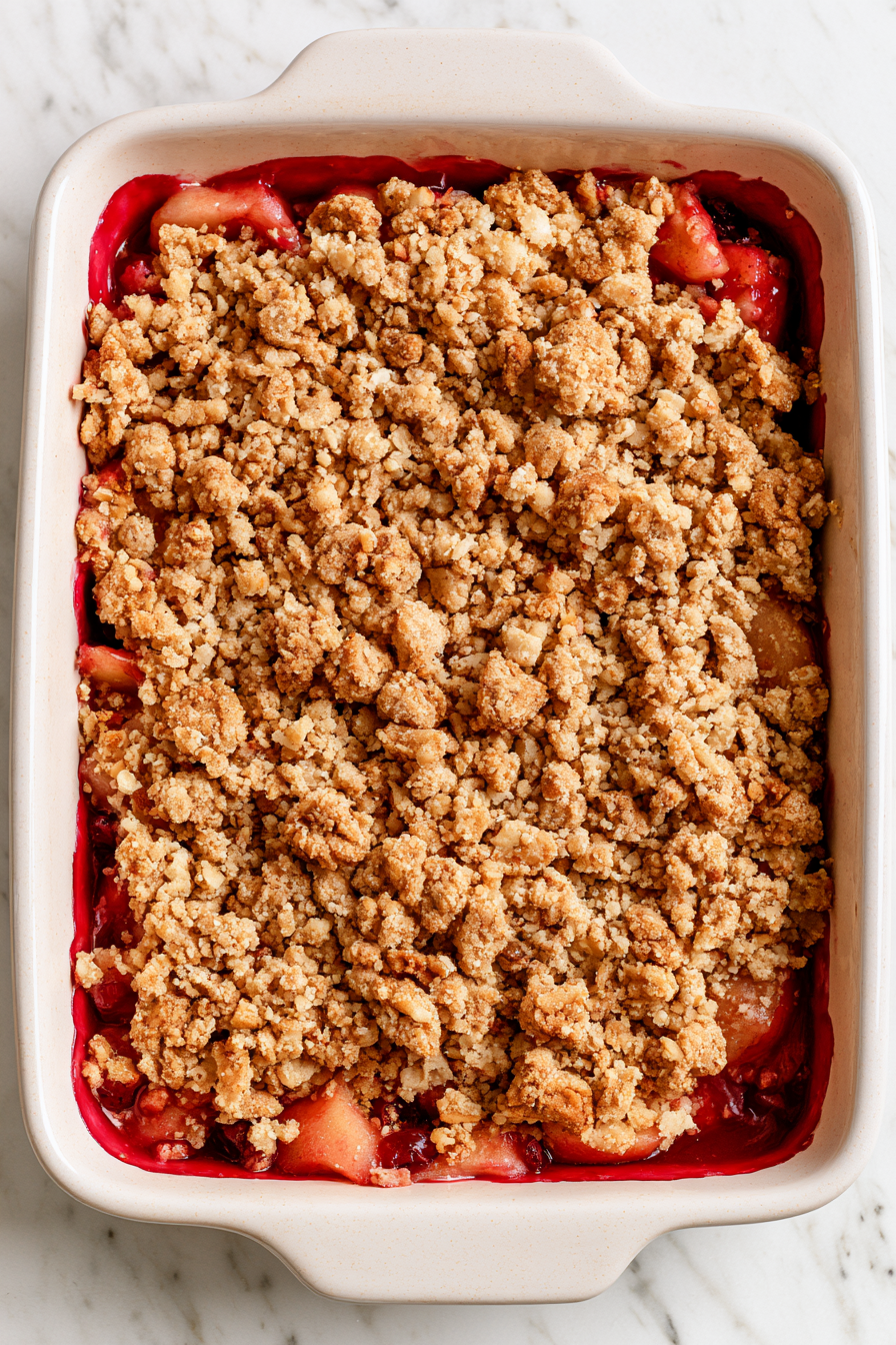 Pear Cranberry Crumble Recipe