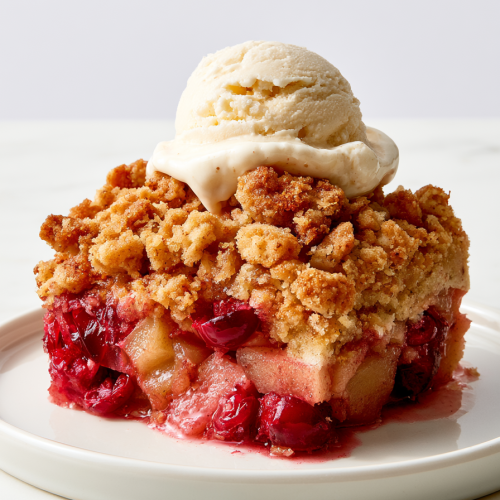 Pear Cranberry Crumble Recipe