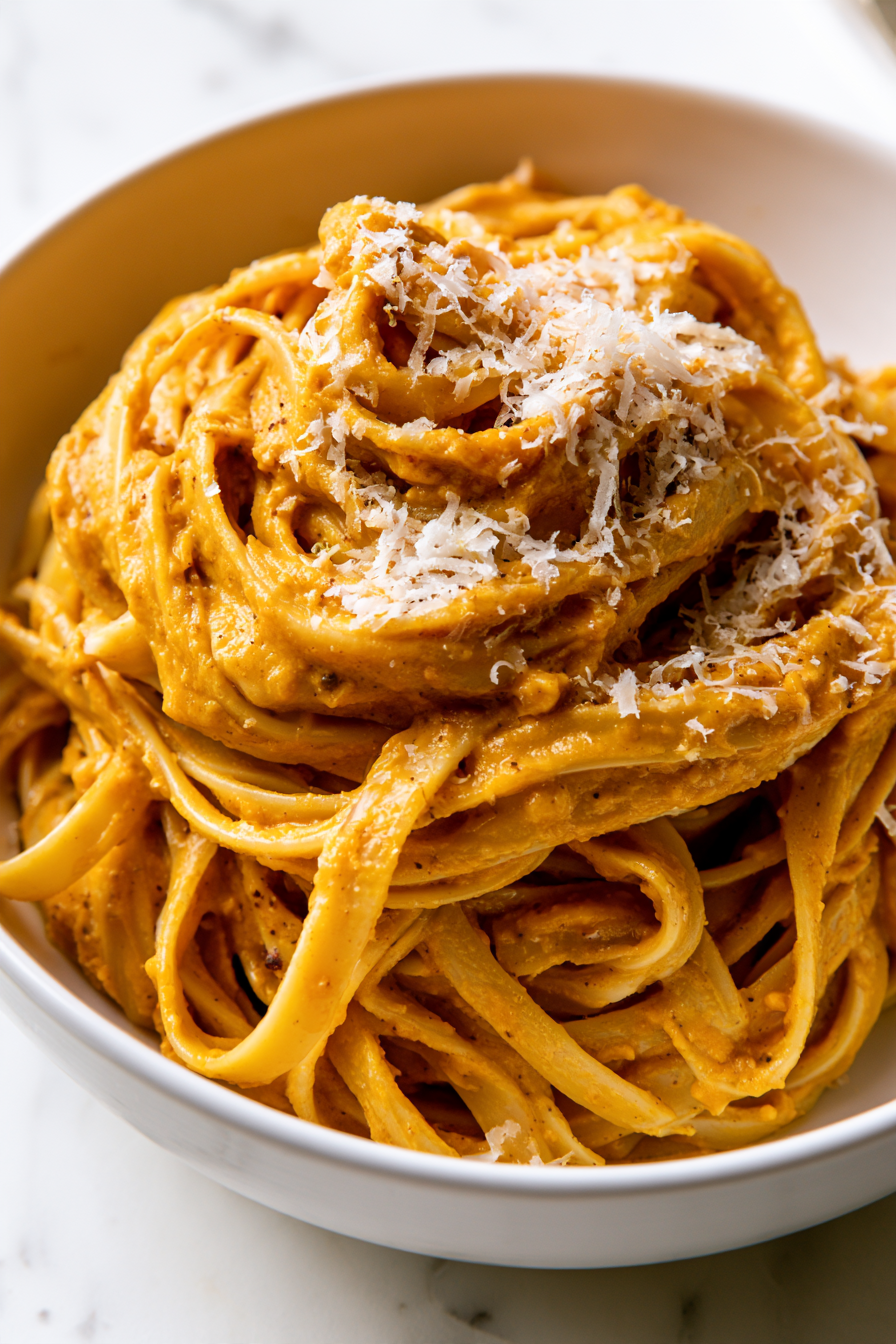 Pumpkin Alfredo Pasta