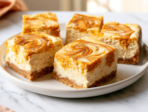 Pumpkin Cheesecake Bars