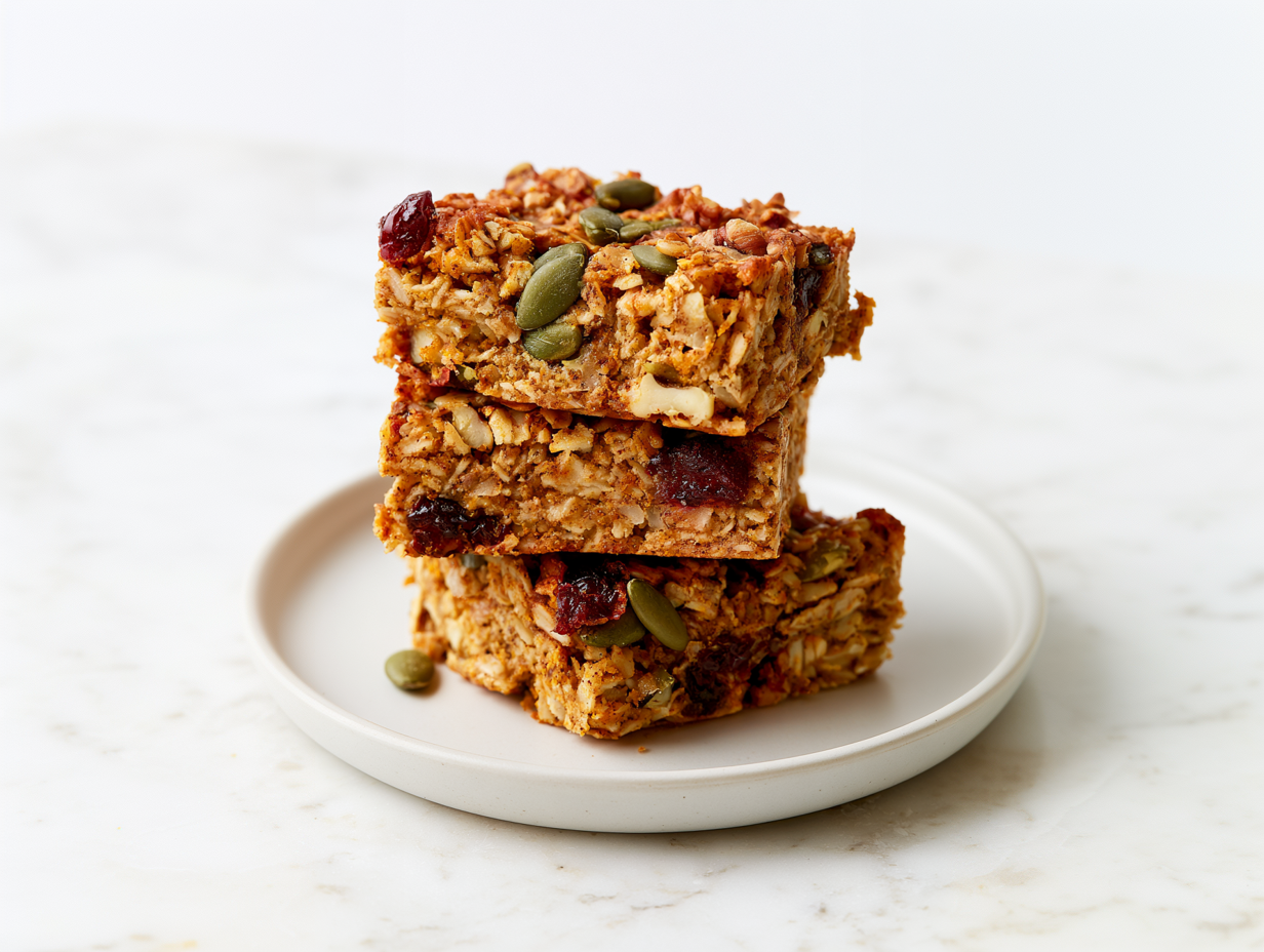 Pumpkin Spice Granola Bars Recipe