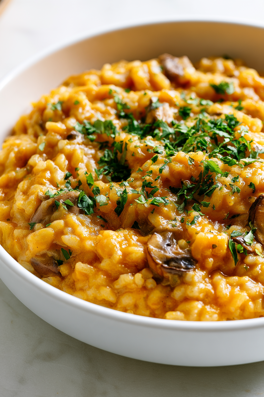 Serve Pumpkin Rissotto