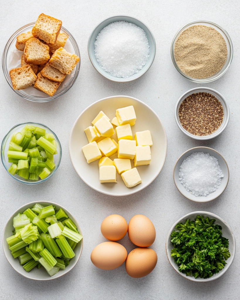 Stuffing Balls Recipe Ingredients