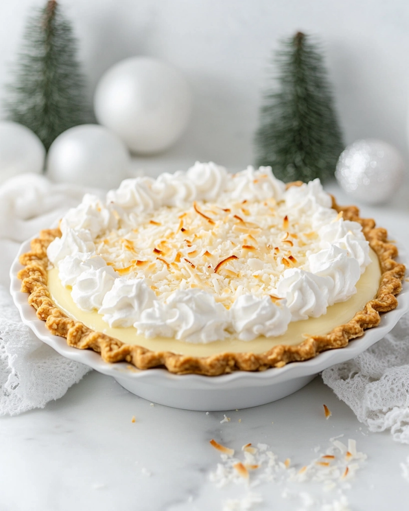 White Christmas Pie Recipe