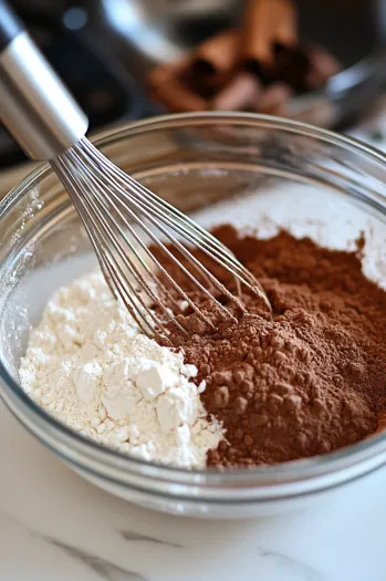 A large bowl with softened butter and granulated sugar being beaten until smooth and creamy, preparing for the cookie dough.