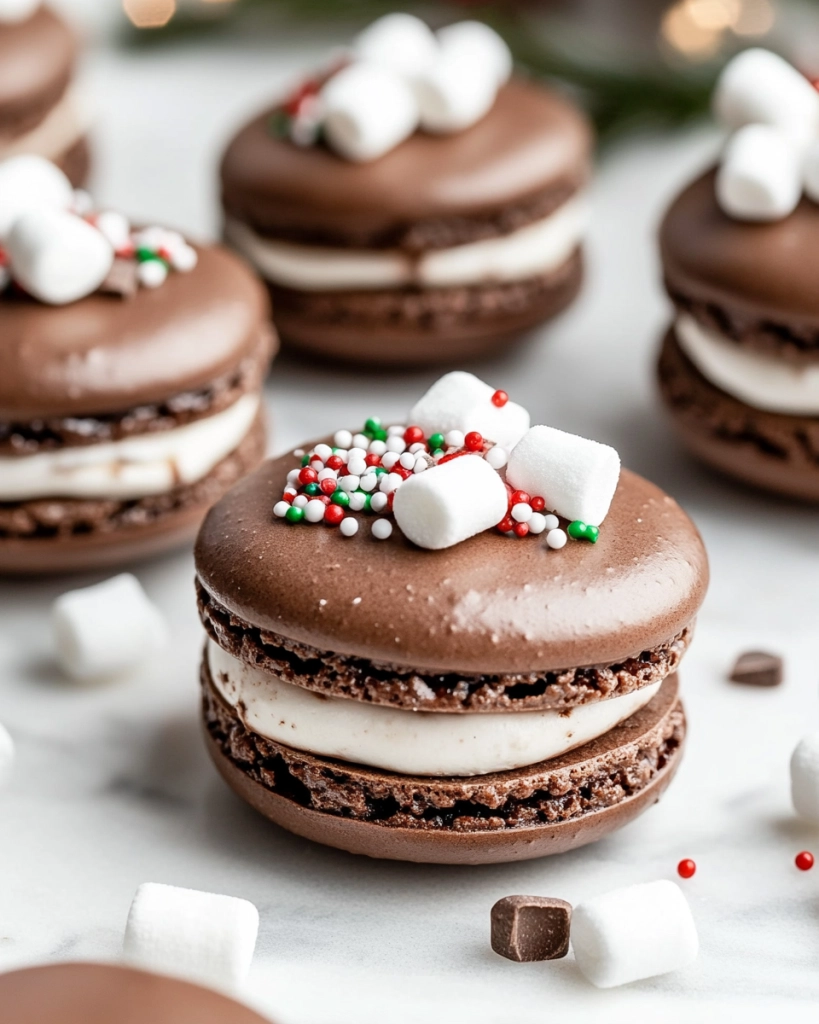 Hot Chocolate Macaron