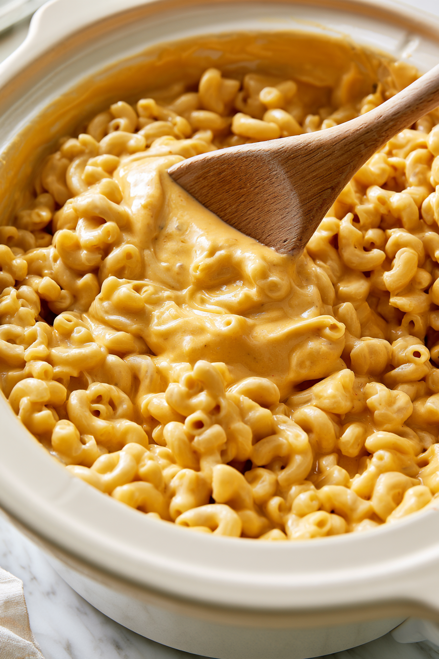 Sprinkle half of the shredded Cheddar cheese over the pasta and mix well