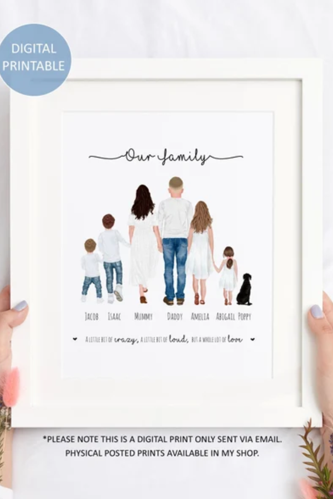 Personalized Family Portrait