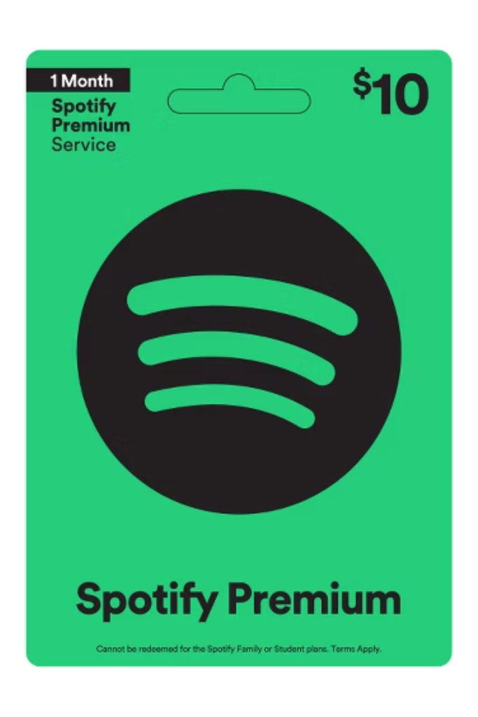 Spotify Premium Subscription Gift Card